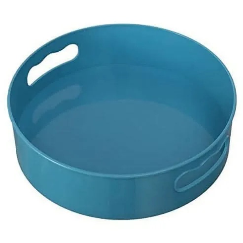 360° Rotating Tray for Kitchen, Cosmetics & Desk (Blue)