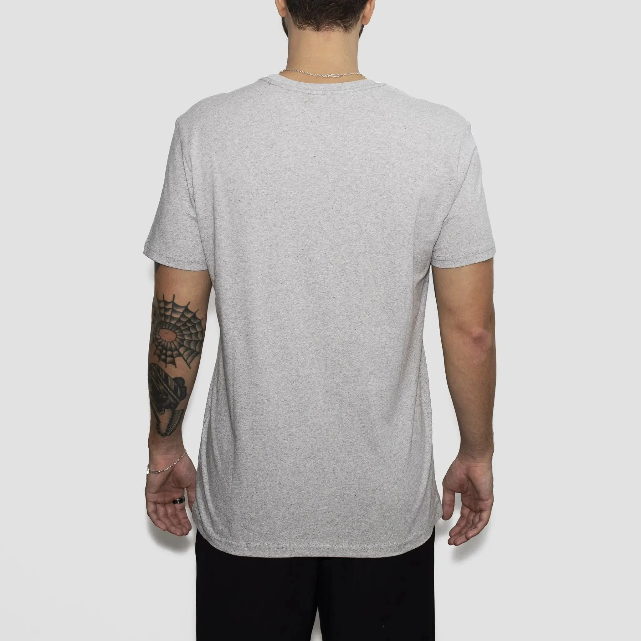 5 Pack | Men’s T-Shirts, Recycled Cotton, Heather Grey