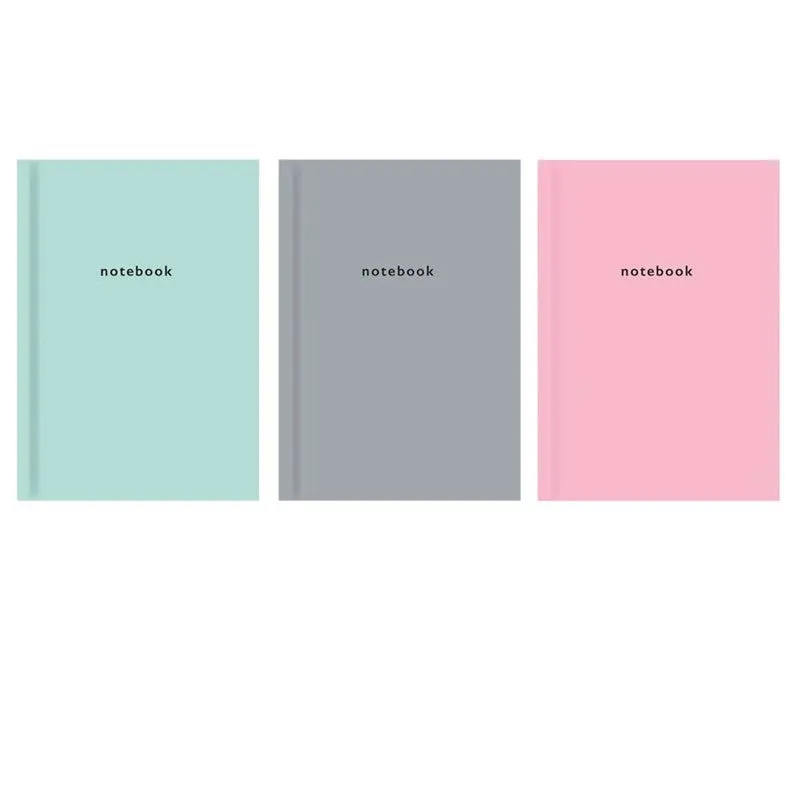 A4 Pastel Ruled Hardback Book - Assorted Colours Durable Notebooks Writing Journals Office School Supplies