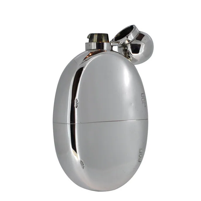 Antique Silver Hip Flask