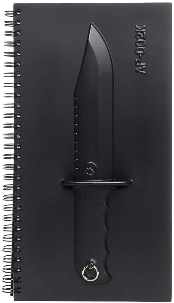 ARMED WITH A KNIFE NOTEBOOK