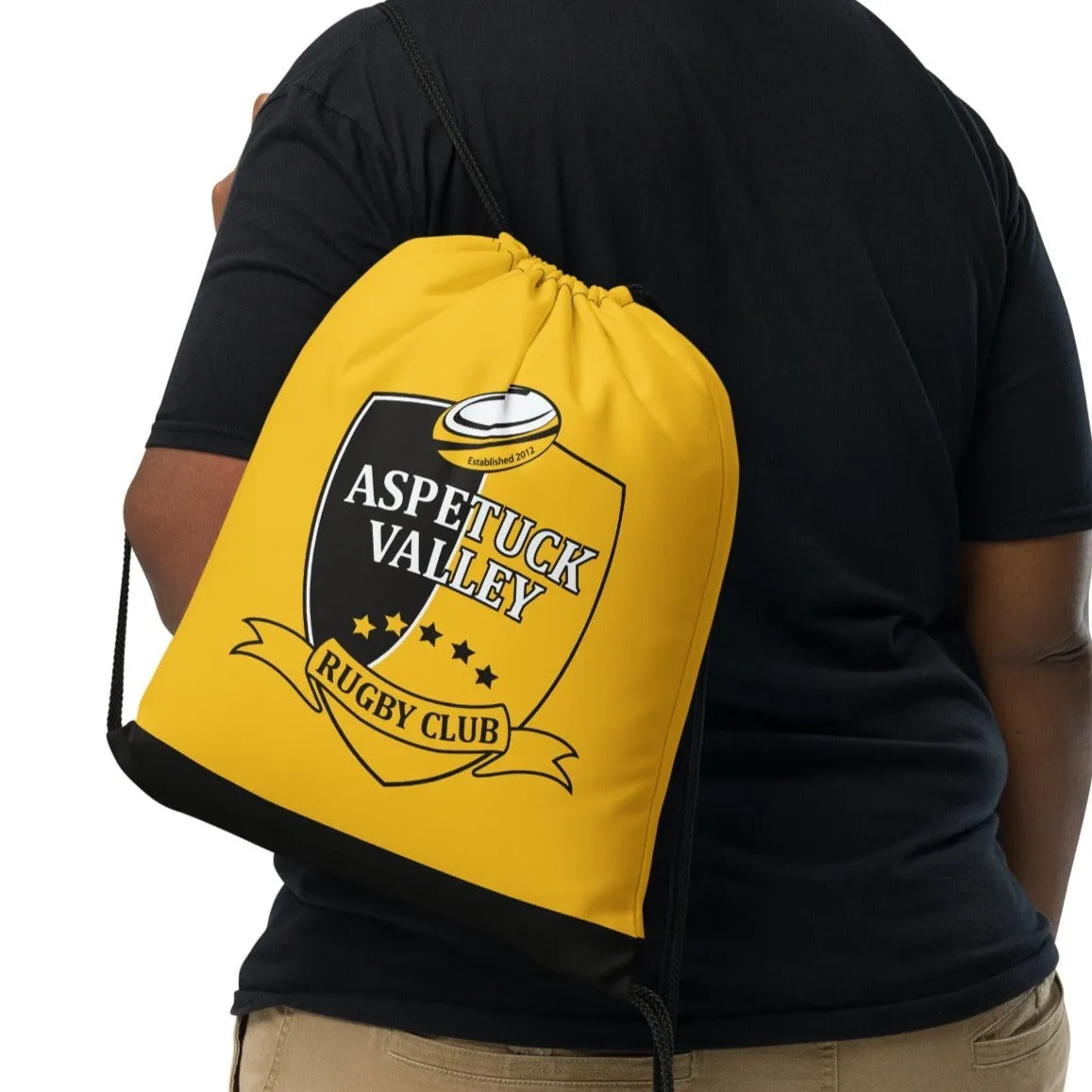 Aspetuck Valley Rugby Drawstring Bag