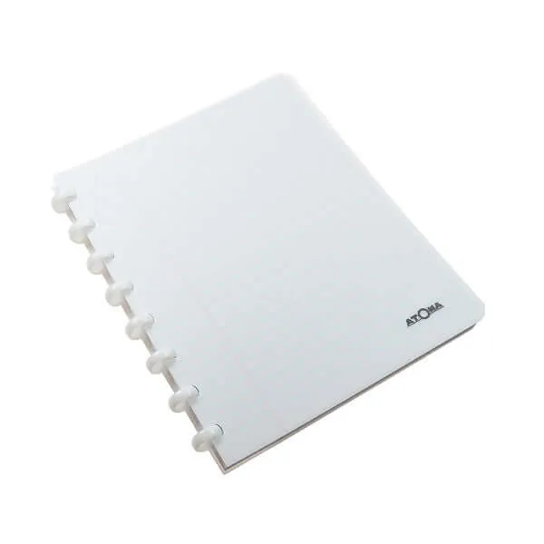 Atoma Classic Colours Polypropylene Cover Disc-Bound Refillable Notebook 195 x 210