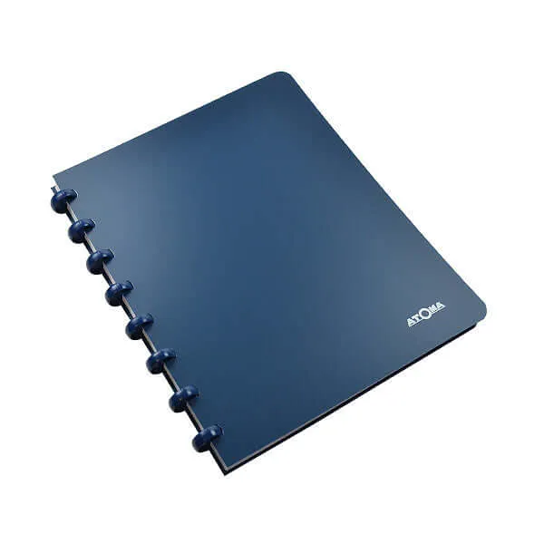 Atoma Classic Colours Polypropylene Cover Disc-Bound Refillable Notebook 195 x 210