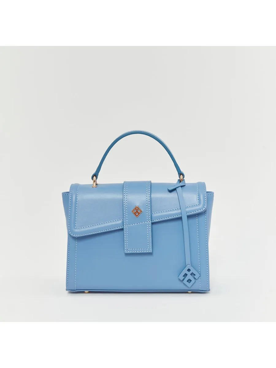 Auda Blue Satchels 0 Genuine Leather