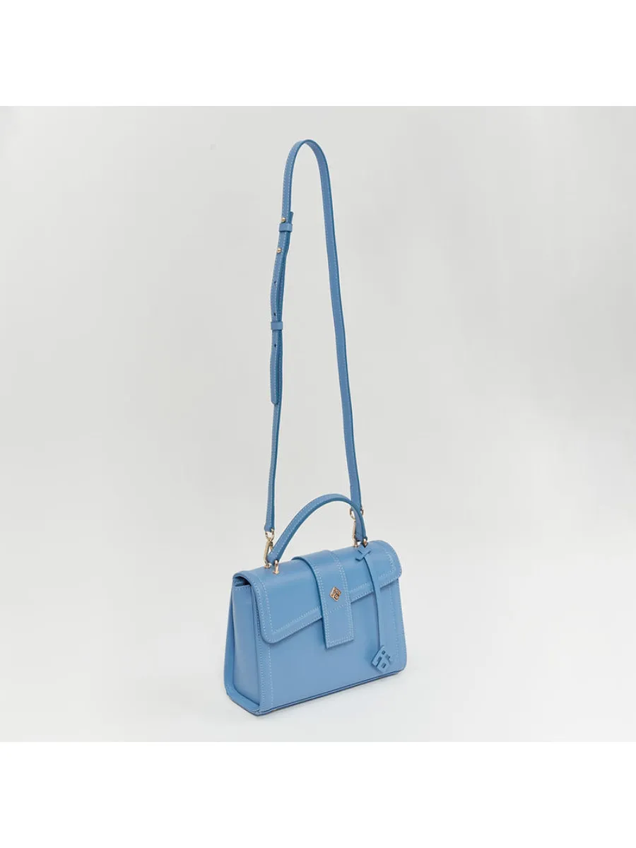 Auda Blue Satchels 0 Genuine Leather