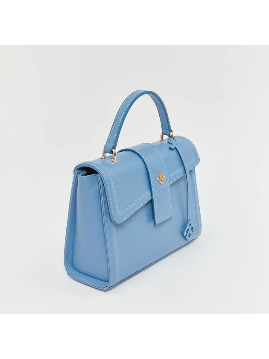 Auda Blue Satchels 0 Genuine Leather