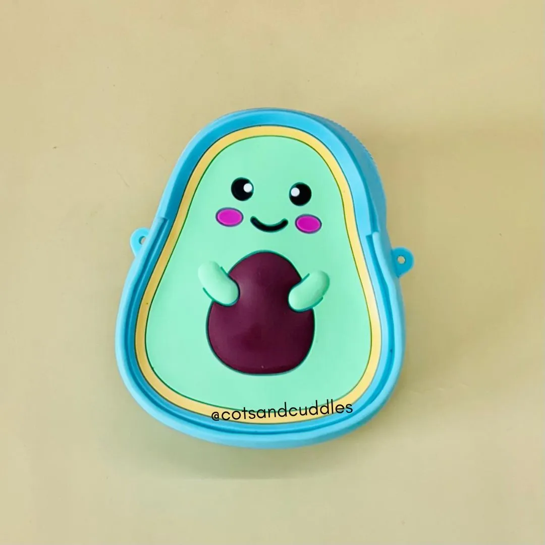 Avocado Design Silicone Sling Bag for Kids