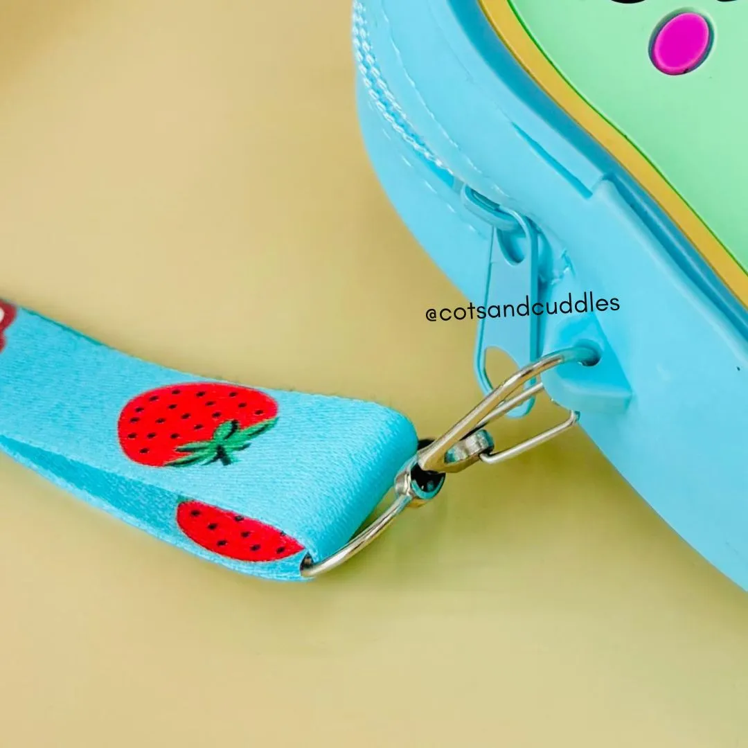 Avocado Design Silicone Sling Bag for Kids