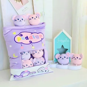 Bag Of Pastel Mice Plushies