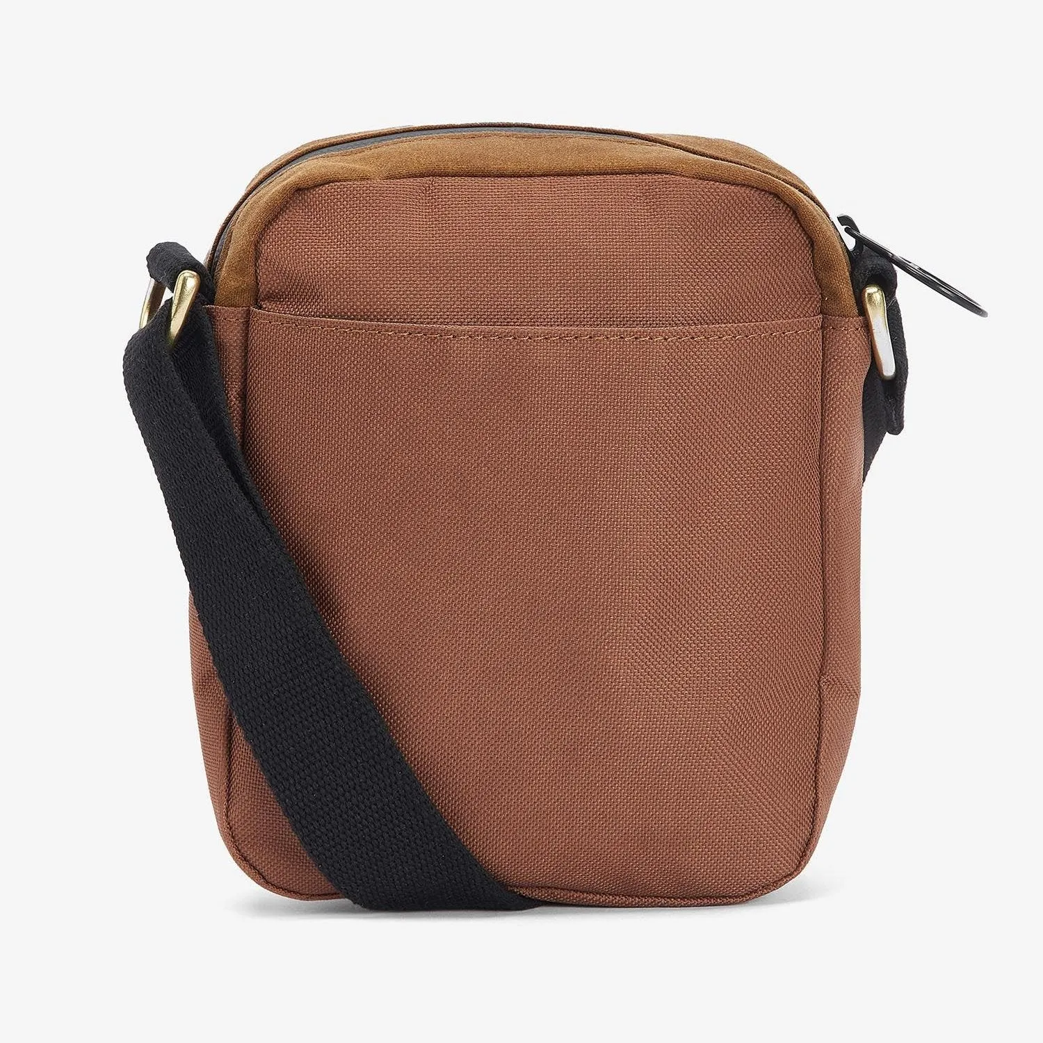 Barbour Field Wax Crossbody Bag in Tan/Black