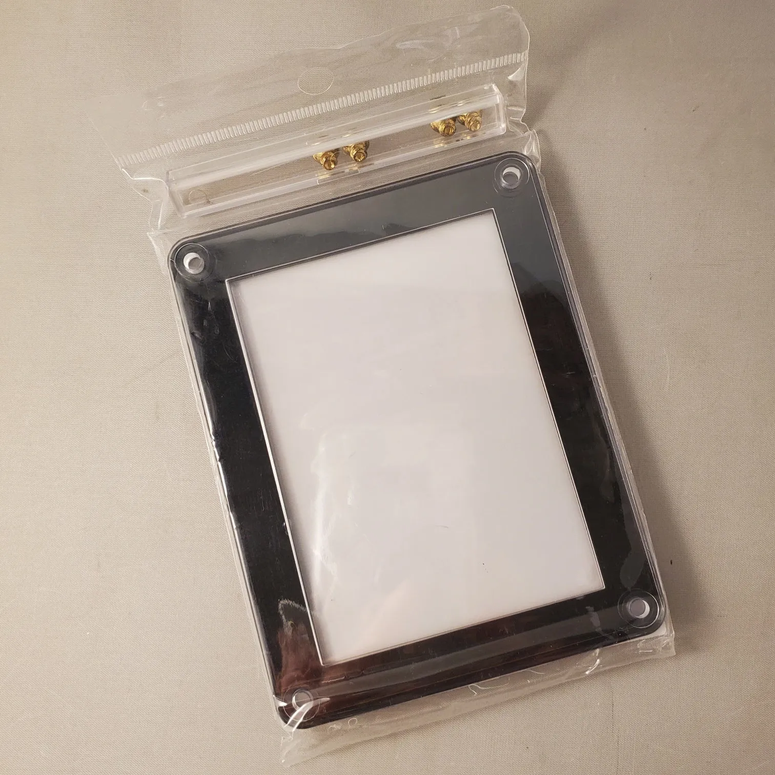 BCW 1-Card Screwdown Holder with Black Border