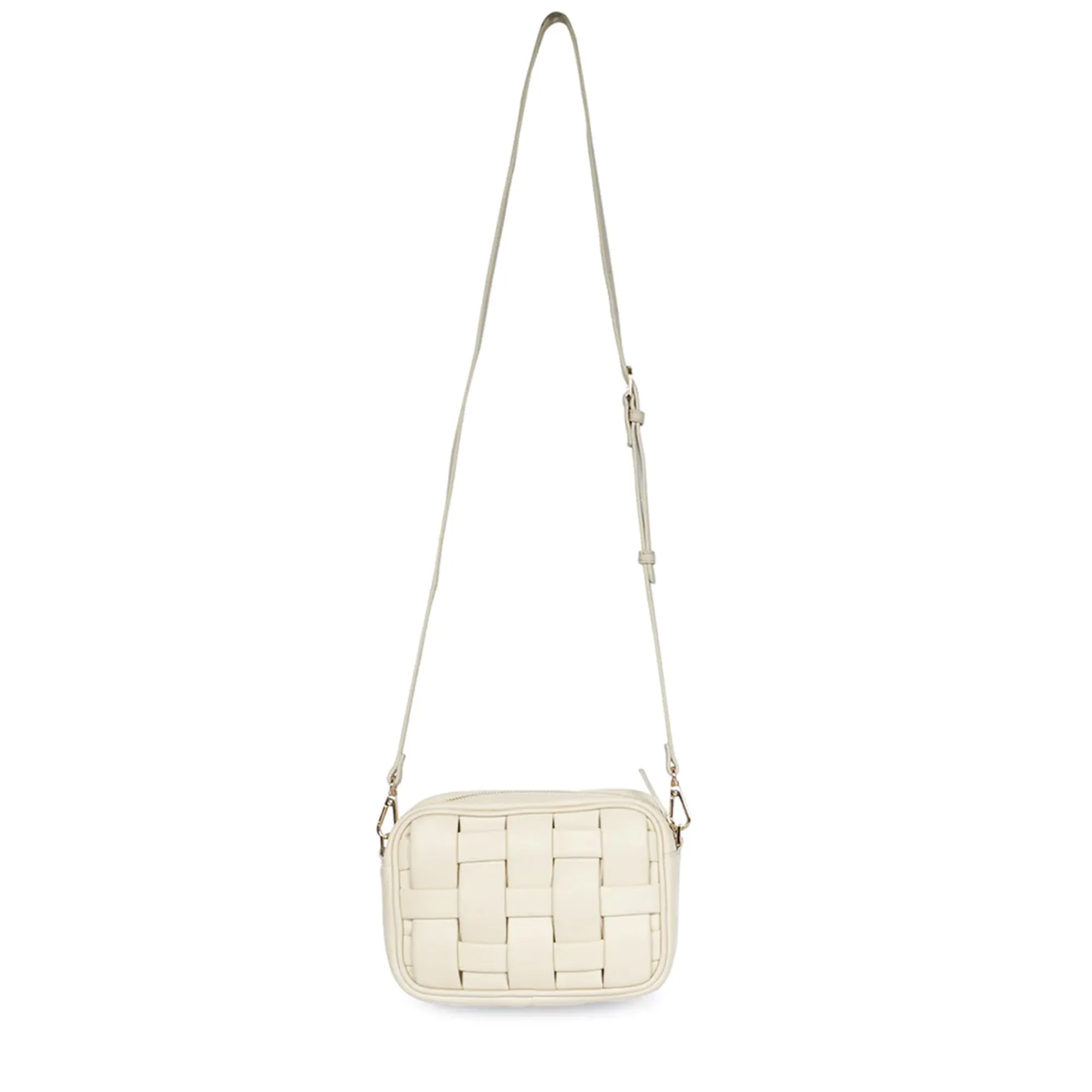 Bennet Cream Leather Handcrafted Cross Body Sling Bags