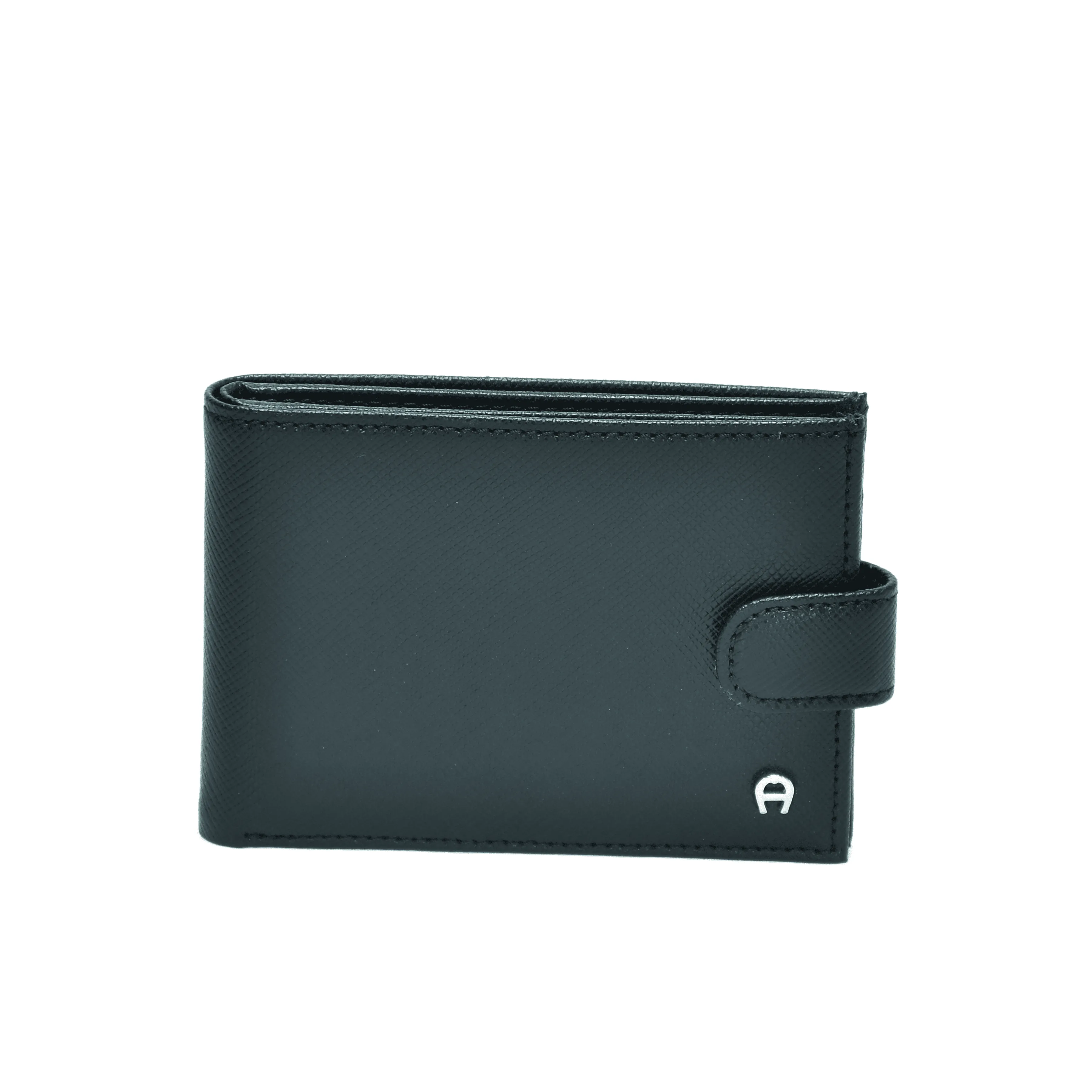 Black Folded Card Holder Wallet