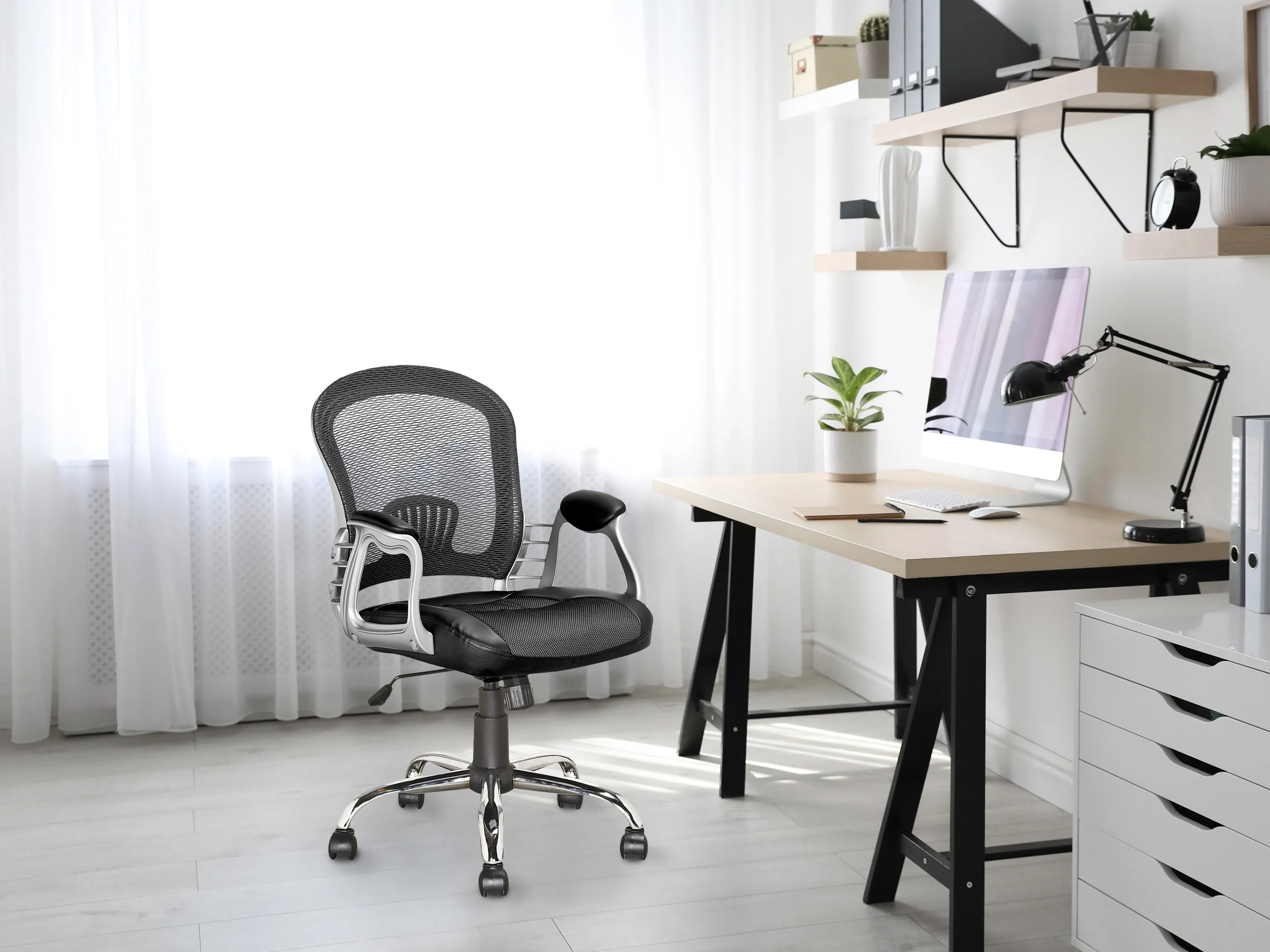 Black Swivel Office Chair