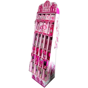 Breast Cancer Awareness Pink Assortment Floor Display - 84 Pieces Per Retail Ready Display 88474