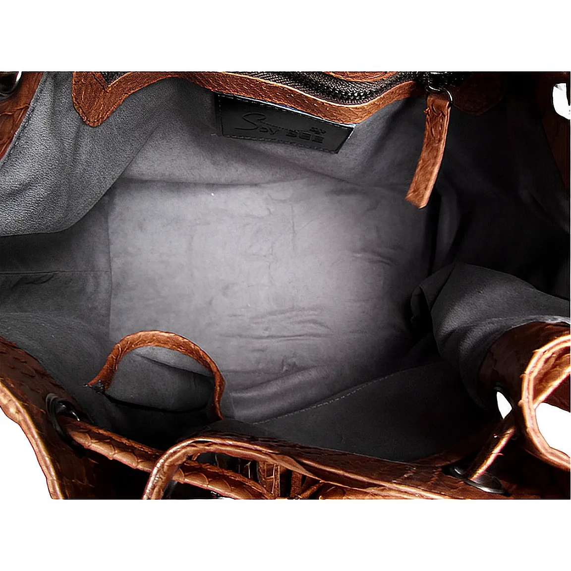 Brown Bucket Bag