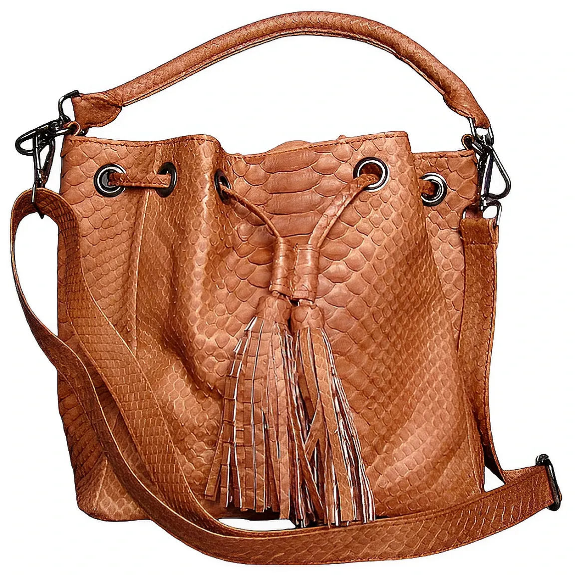 Brown Bucket Bag