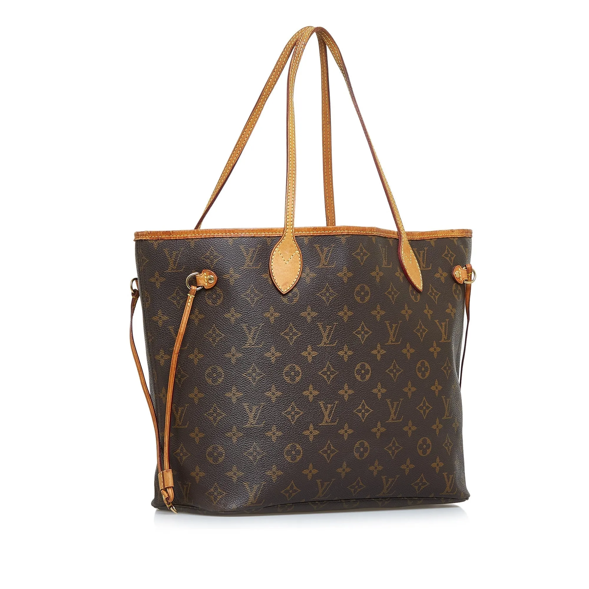 Brown Louis Vuitton Monogram Neverfull MM Tote Bag