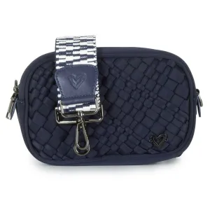 Caledon Woven Crossbody - Navy