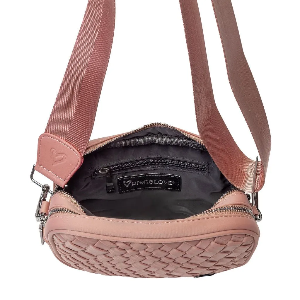 Caledon Woven Crossbody - Rose