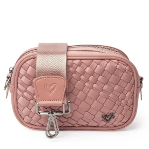 Caledon Woven Crossbody - Rose