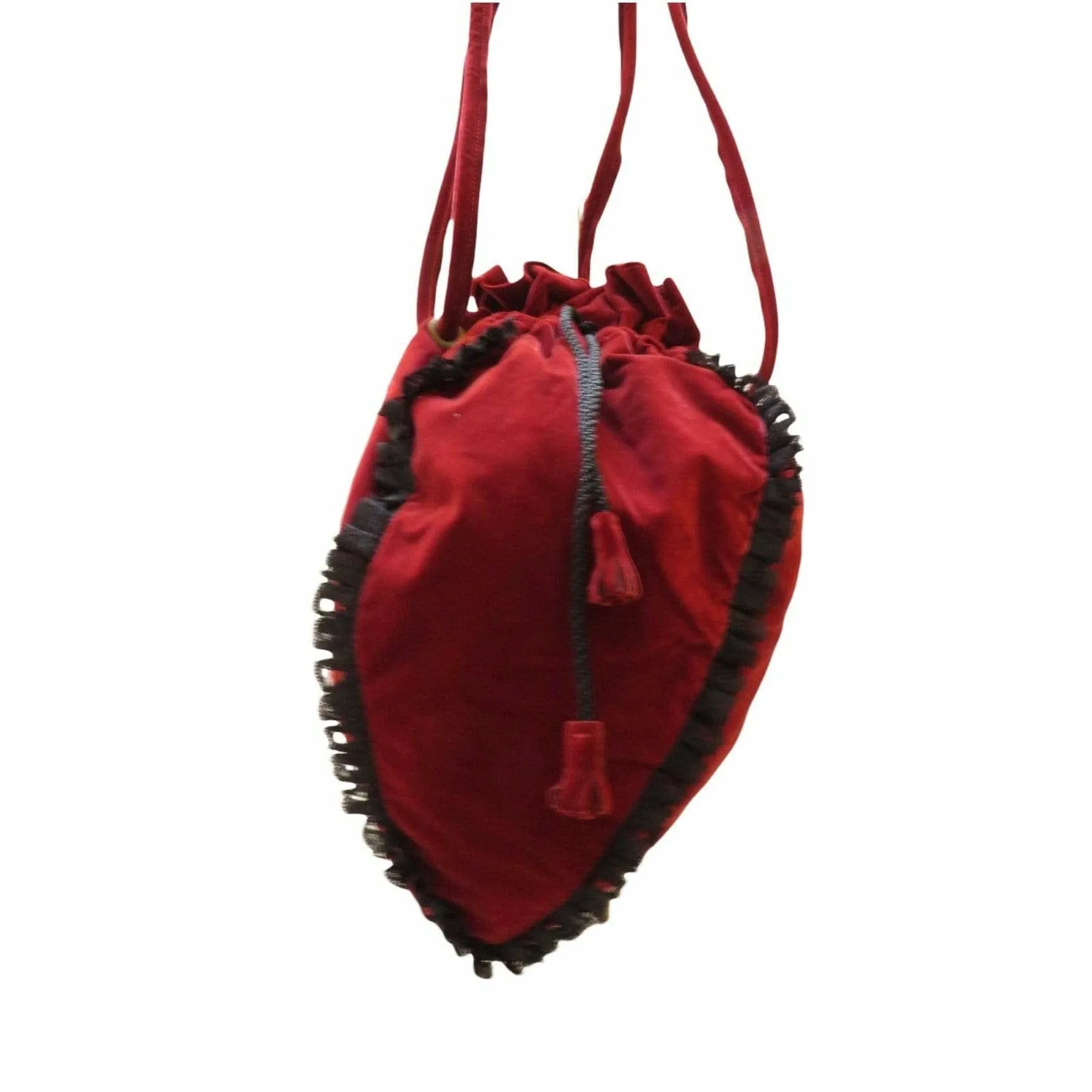 Chantal Thomass Velvet Drawstring Shoulder Bag