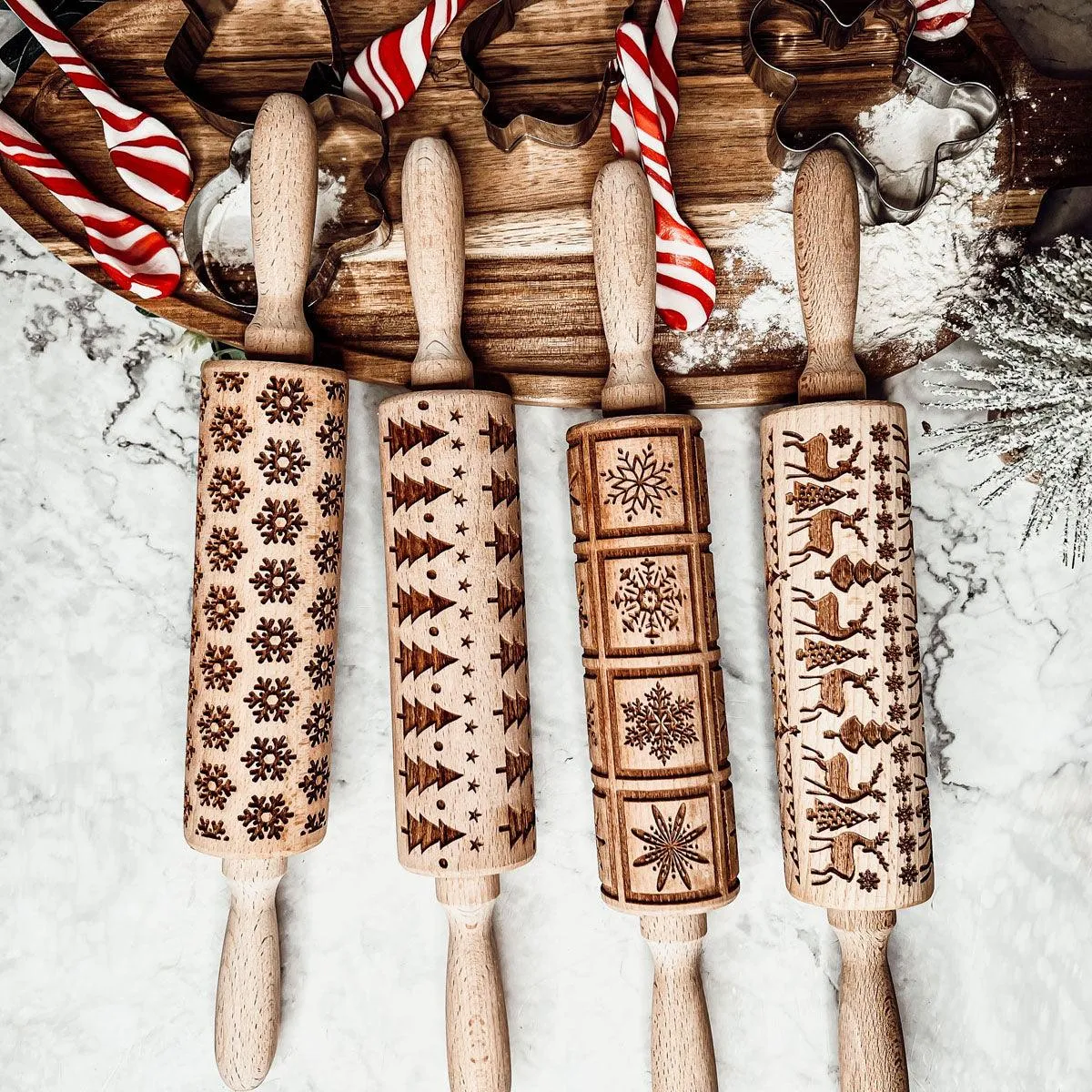 Christmas Rolling Pin Set