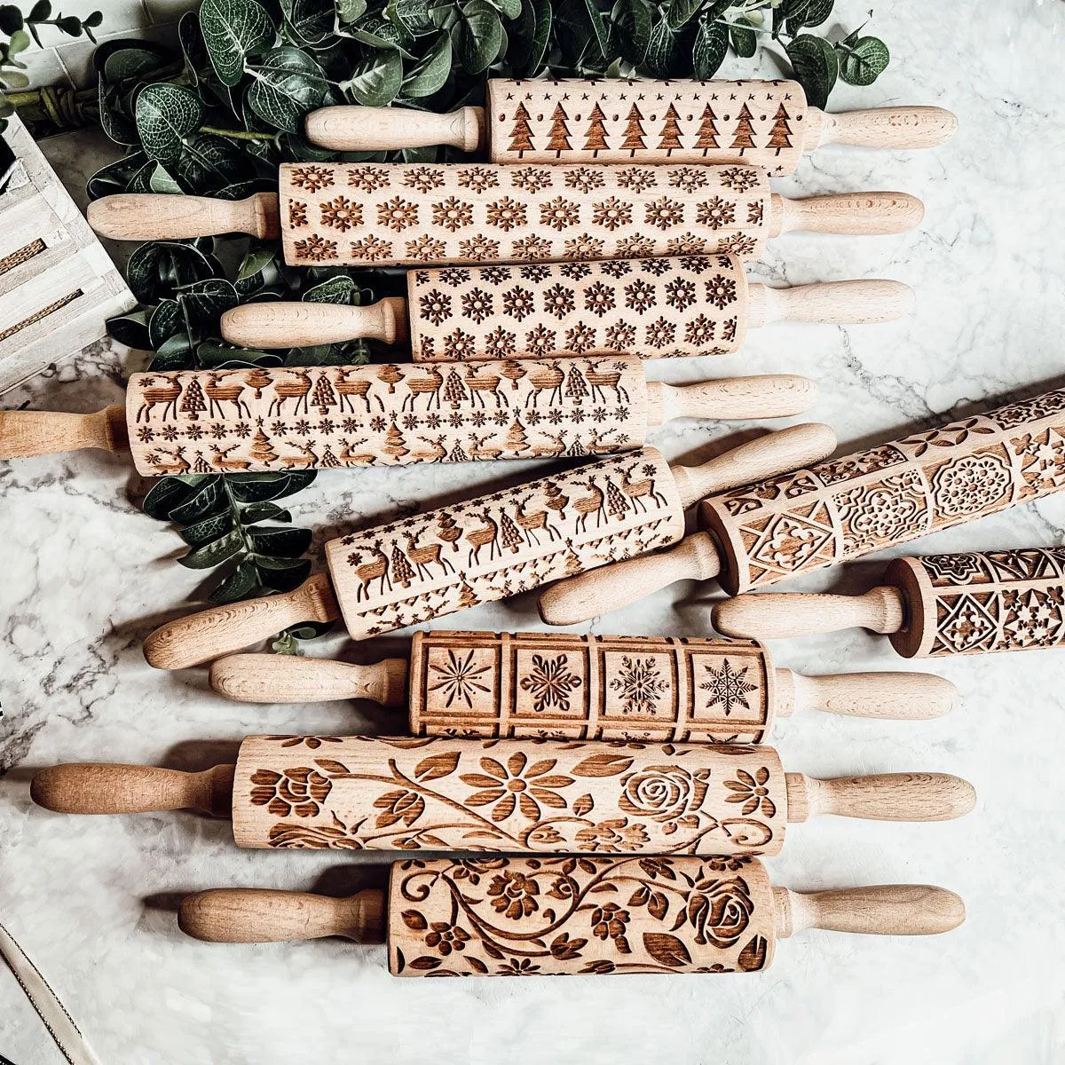 Christmas Rolling Pin Set