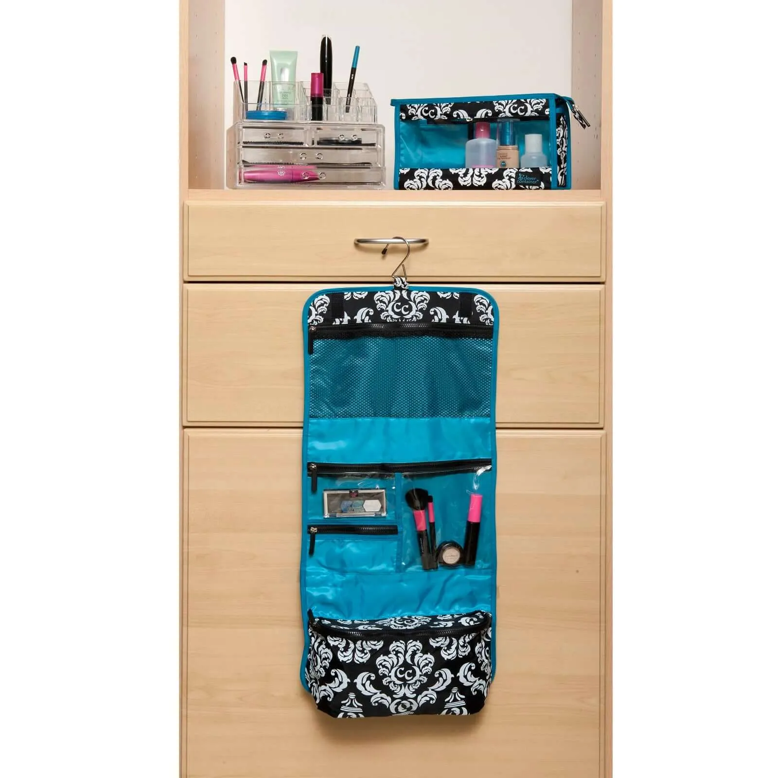 Clever Cache   Two-Piece Travel Set - Teal - Bundle