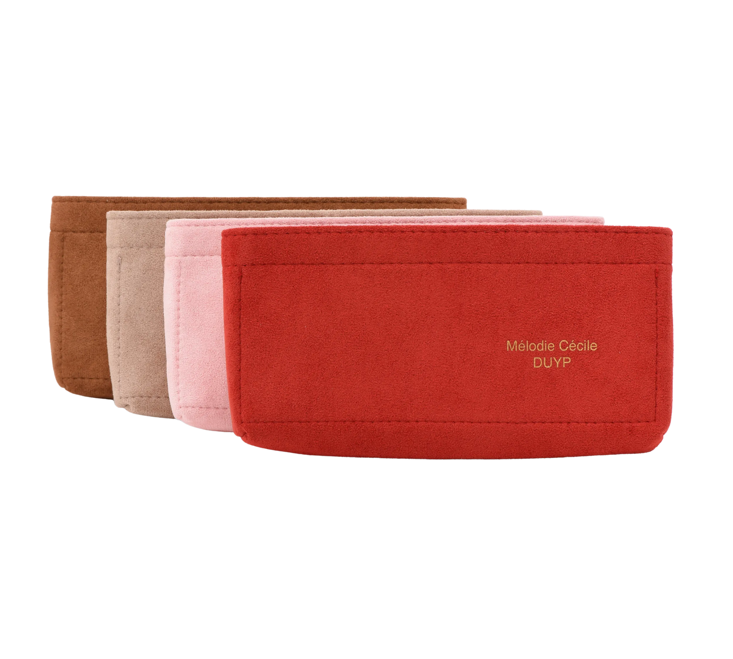 Cotton Suede Organizer for Pochette accessoires and mini pochette - 4 colors