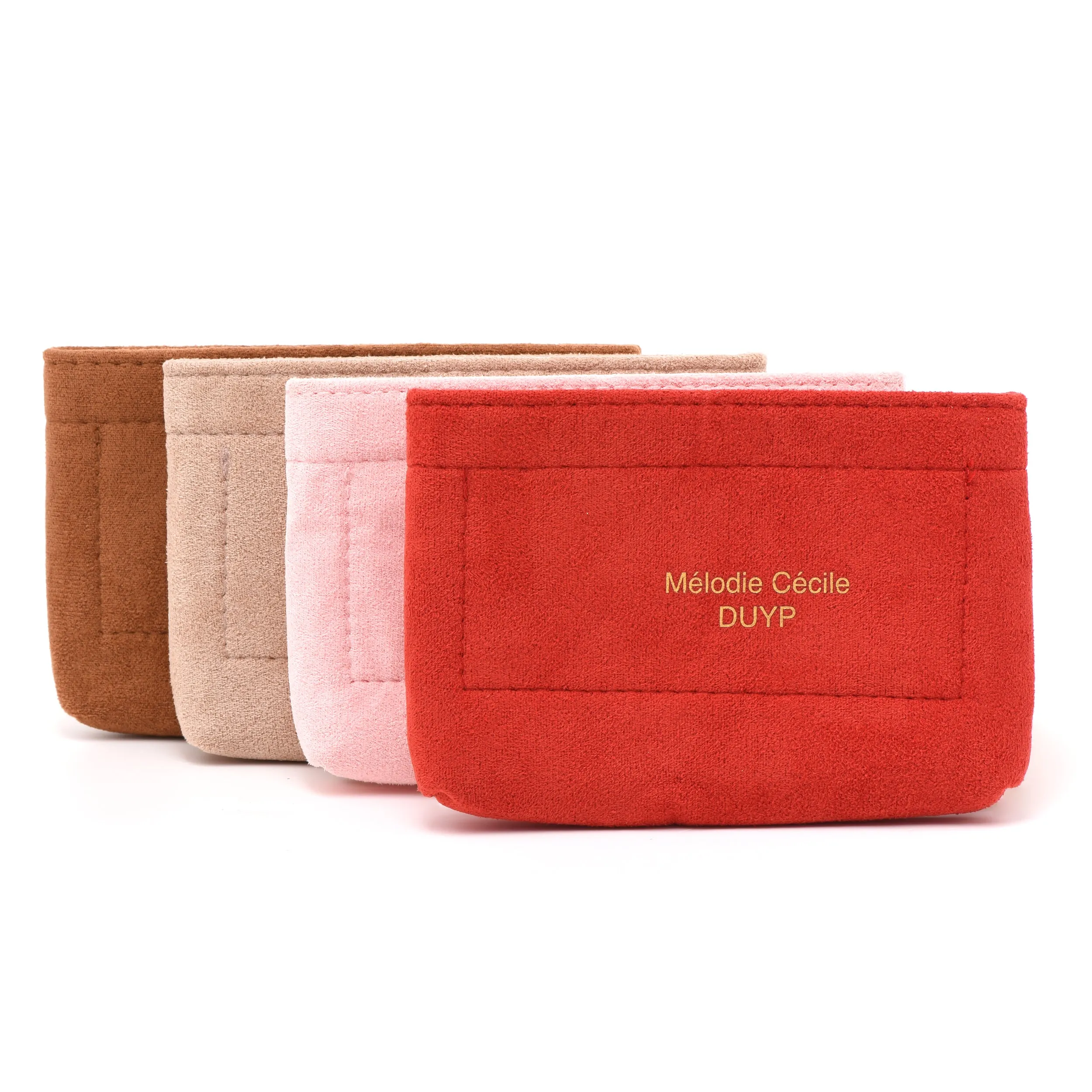 Cotton Suede Organizer for Pochette accessoires and mini pochette - 4 colors