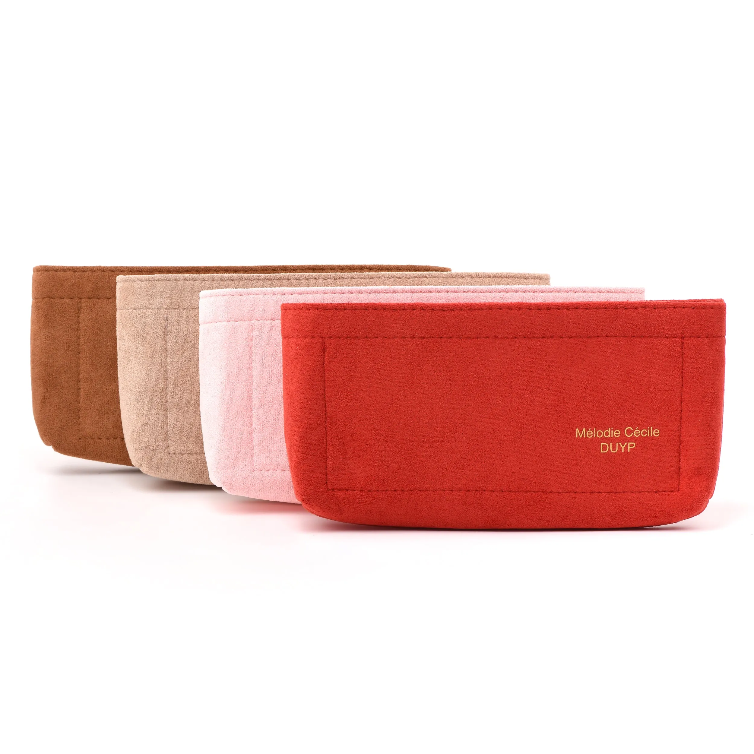 Cotton Suede Organizer for Pochette accessoires and mini pochette - 4 colors