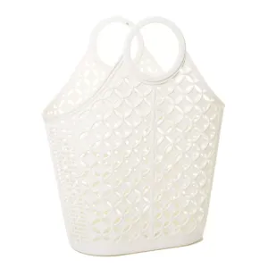 Cream Atomic Tote