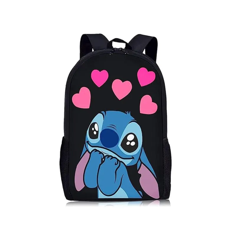 Cross-Border Schoolbag 3D Printing Stitch Primary School Student Schoolbag Stitch Backpack Cartoon Children Backpack Can Be Sent on Behalf