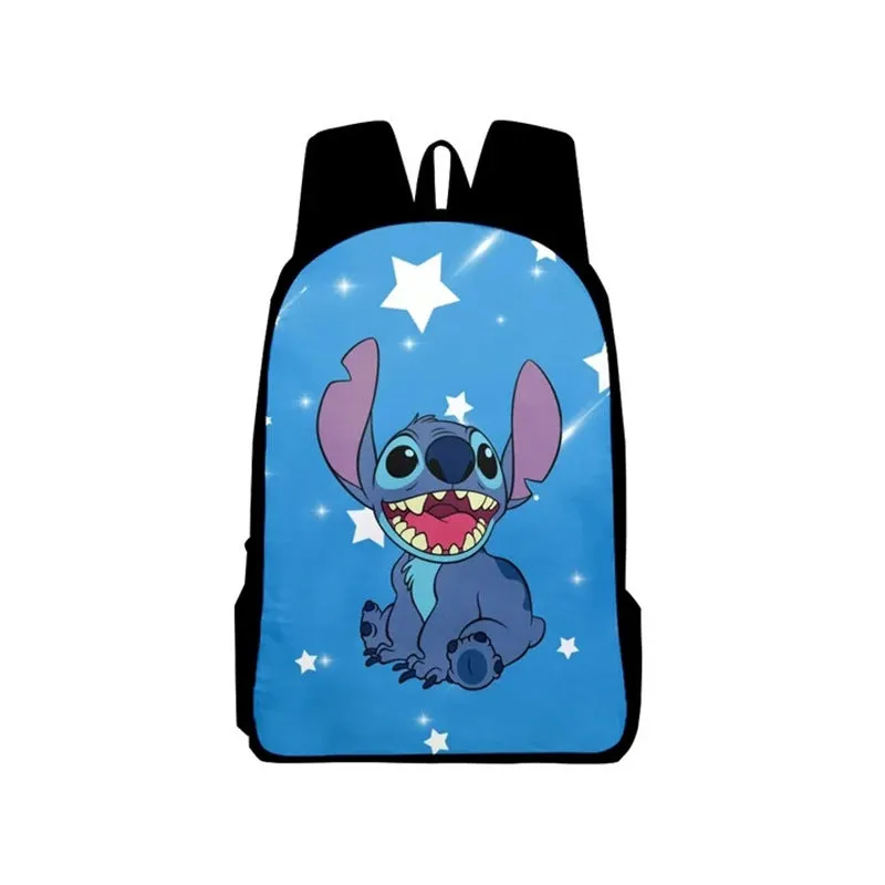 Cross-Border Schoolbag 3D Printing Stitch Primary School Student Schoolbag Stitch Backpack Cartoon Children Backpack Can Be Sent on Behalf