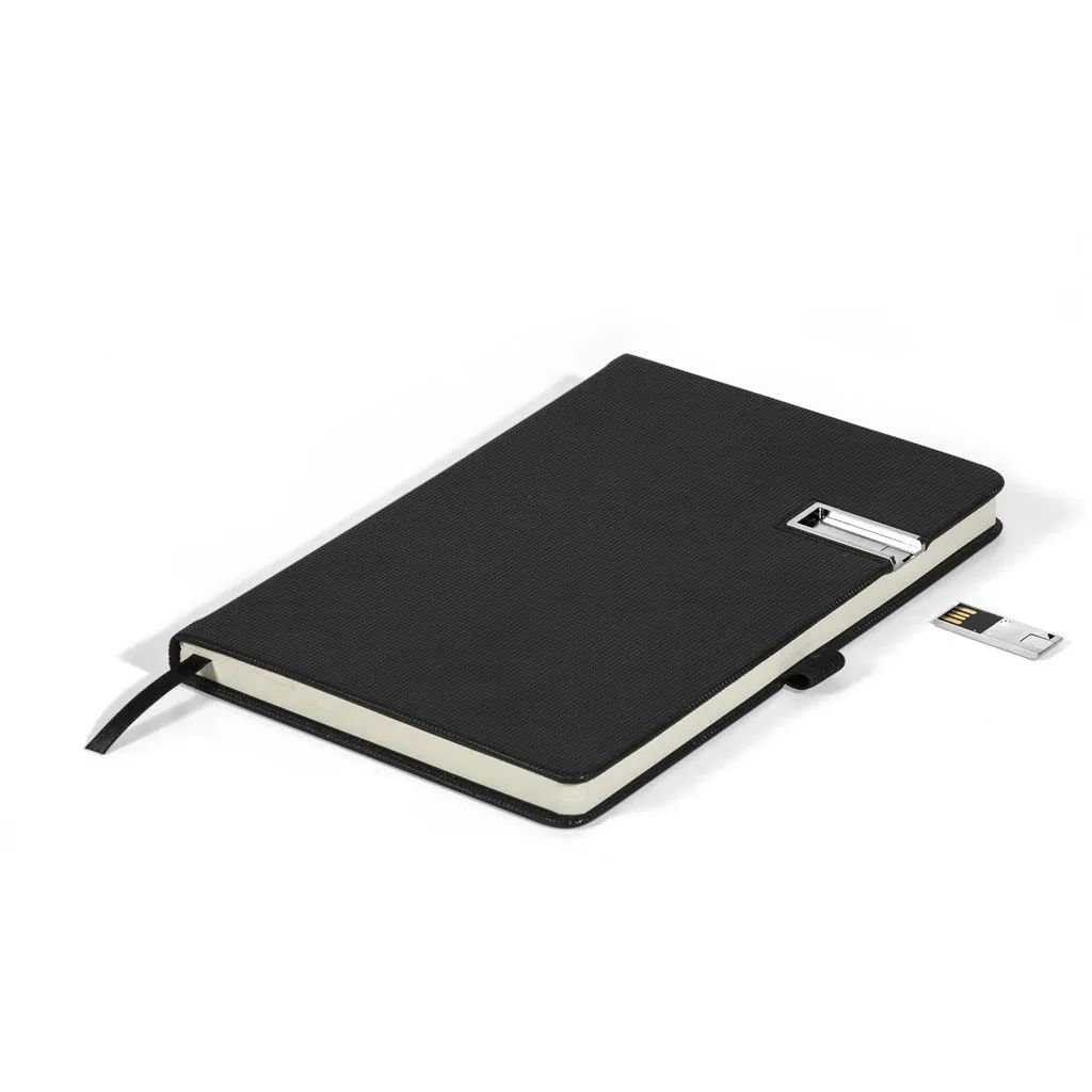 Cypher A5 Hard Cover USB Notebook - 8GB