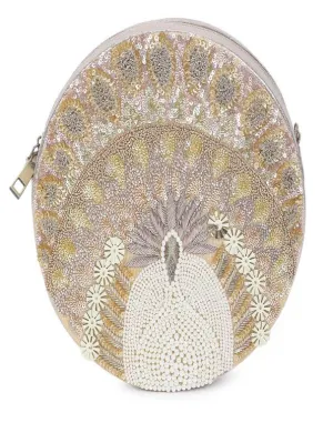 Dancing Peacock Sling Bag