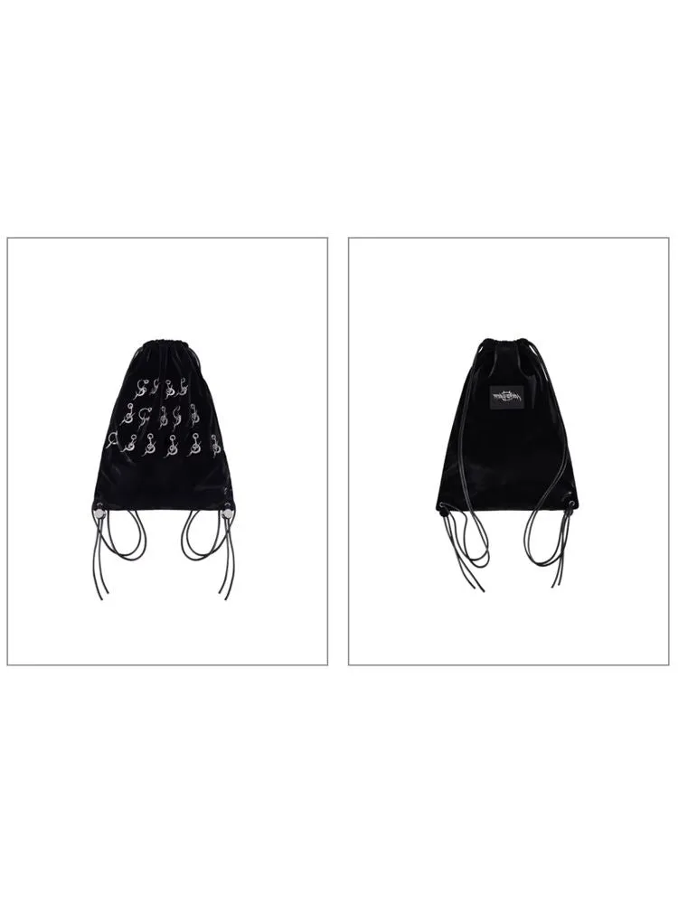 Drawstring Y2K shoulder bag【s0000009393】