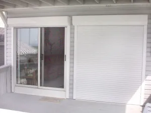 Electric Hurricane Shutter - With Motorized Rolling Curtain and Remote Control Options