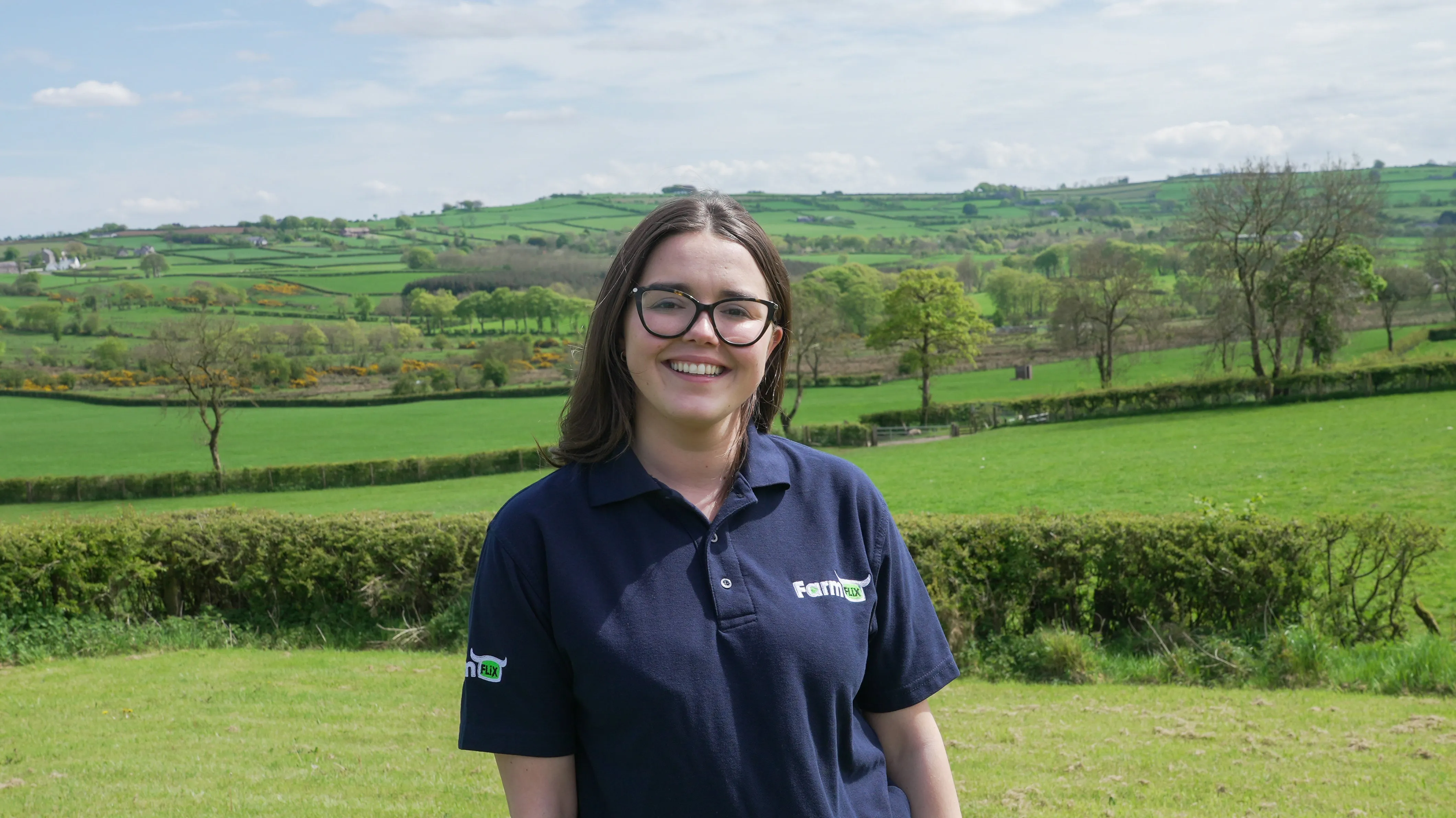 FarmFLiX Navy Polo Shirt