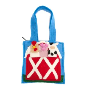 Felt Puppet Bag - Barnyard Pals