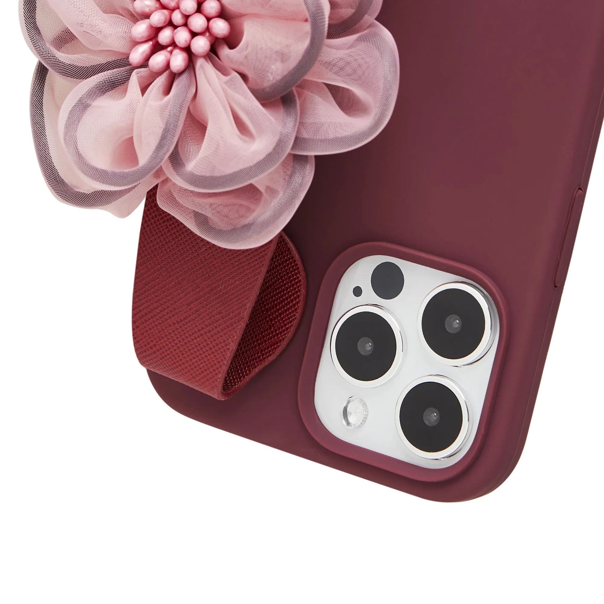 Flower Wristlet Silicone Phone Case