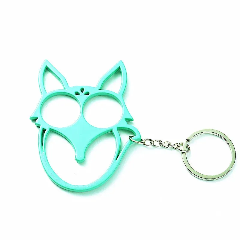 Fox Ears Self Defense Knuckles Keychain