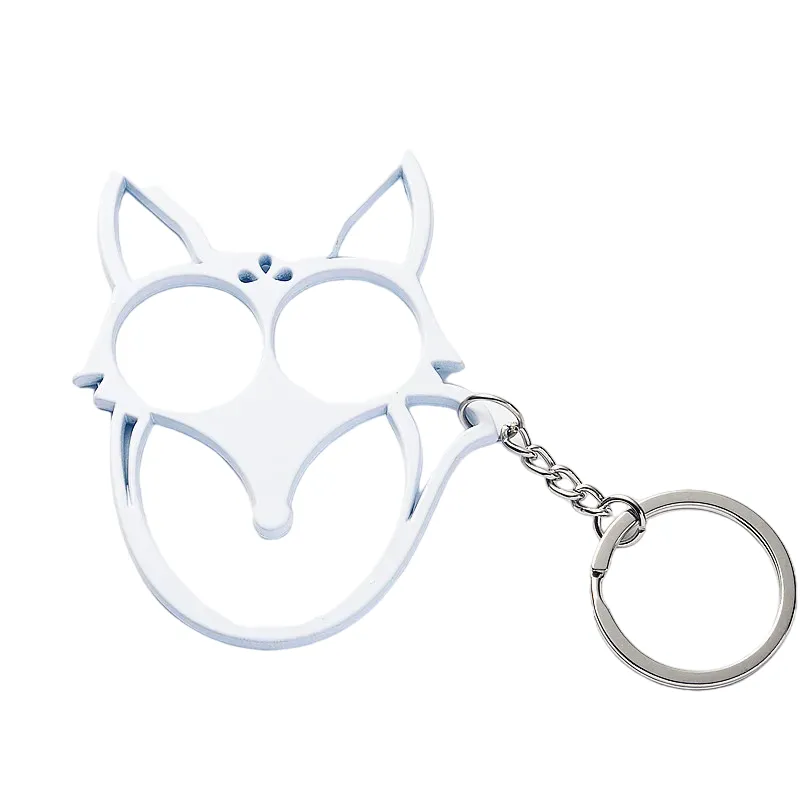 Fox Ears Self Defense Knuckles Keychain