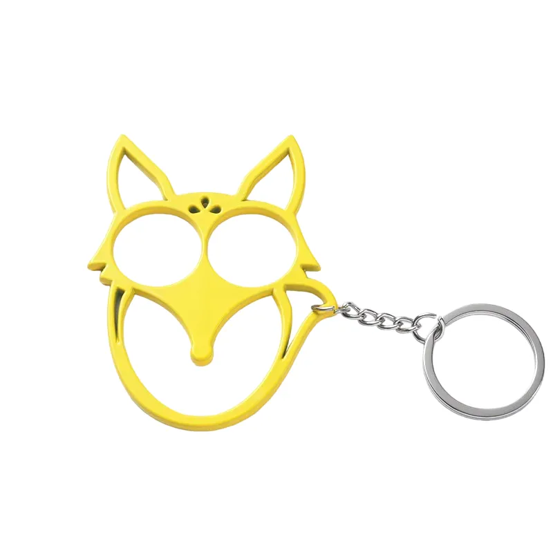 Fox Ears Self Defense Knuckles Keychain