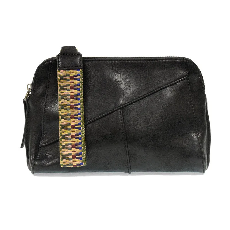 Gigi Crossbody with Woven Wristlet Strap