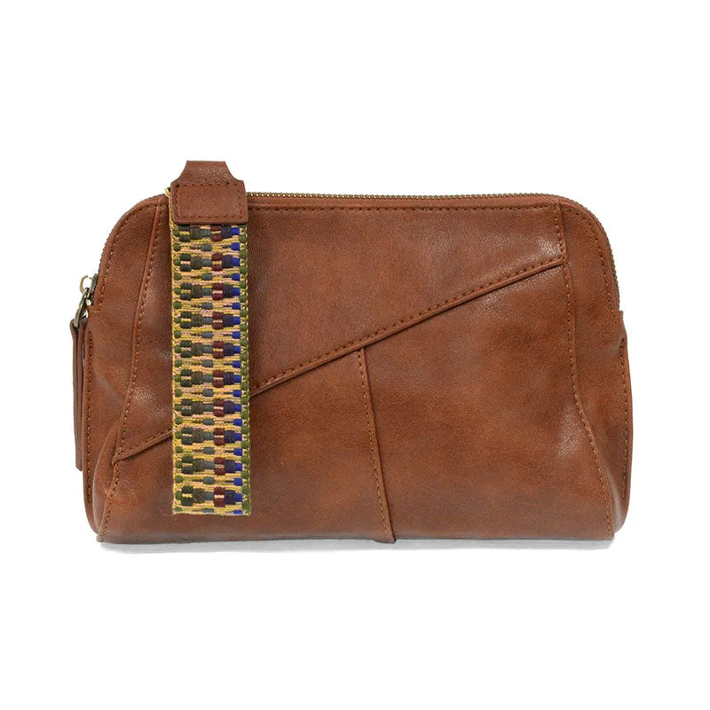 Gigi Crossbody with Woven Wristlet Strap