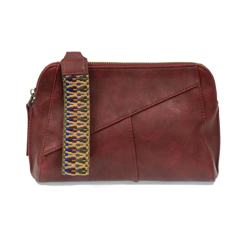 Gigi Crossbody with Woven Wristlet Strap