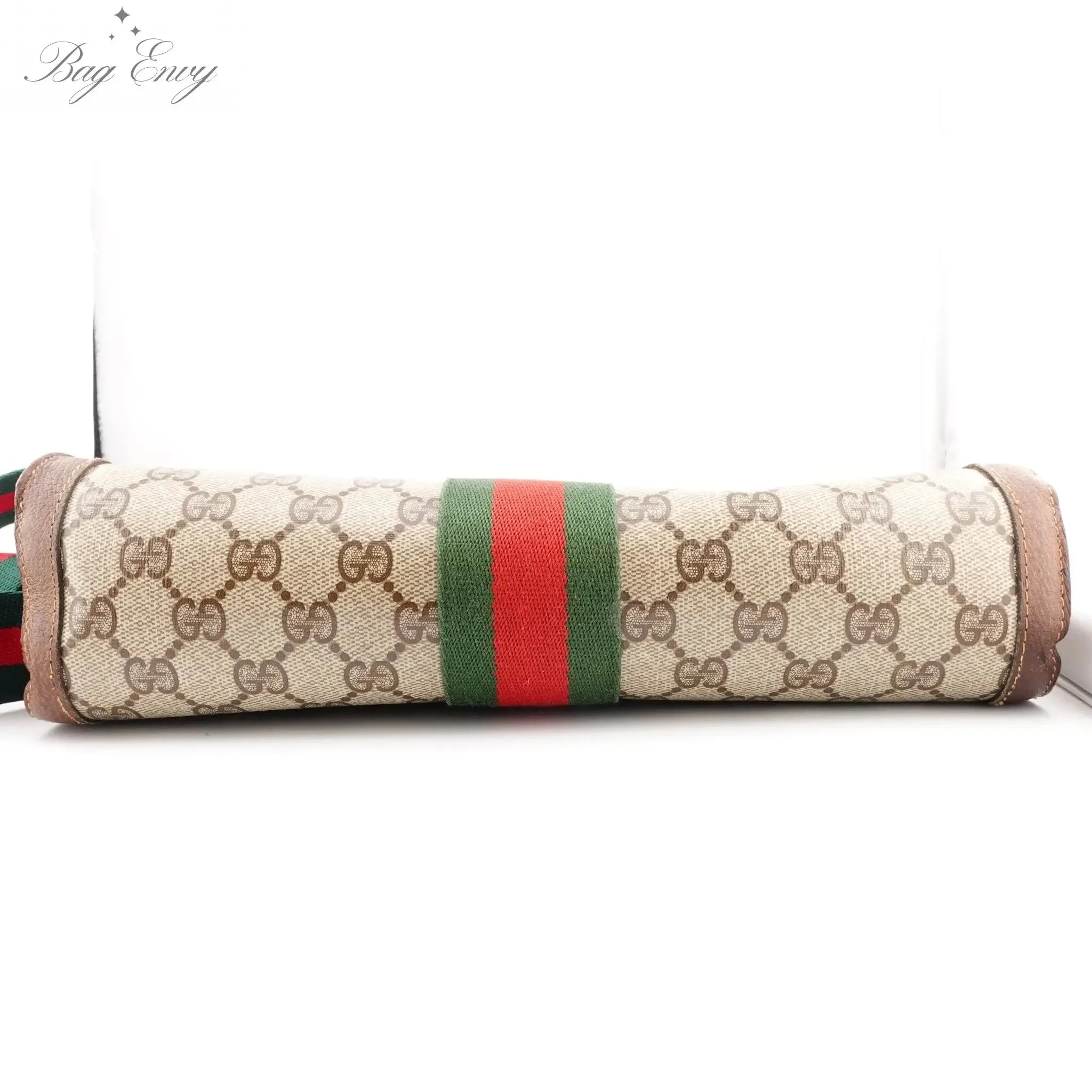 GUCCI Large Ophidia Clutch with Strap & Chain